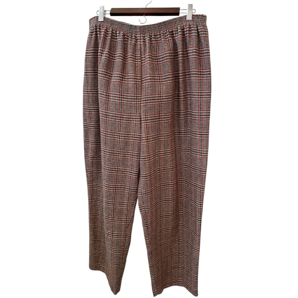 Blair Boutique Vintage Women's Plaid Pants 20W Recycled Wool Preppy Career